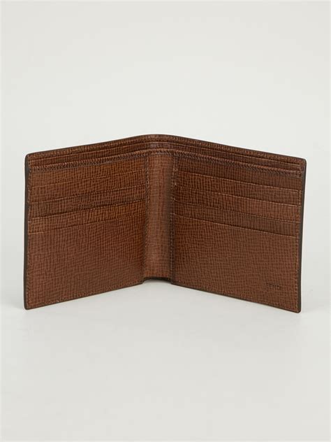 fendi mens bifold wallet|Fendi leather printed bifold wallet.